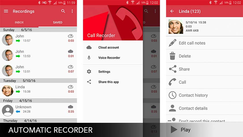 automatic call recorder